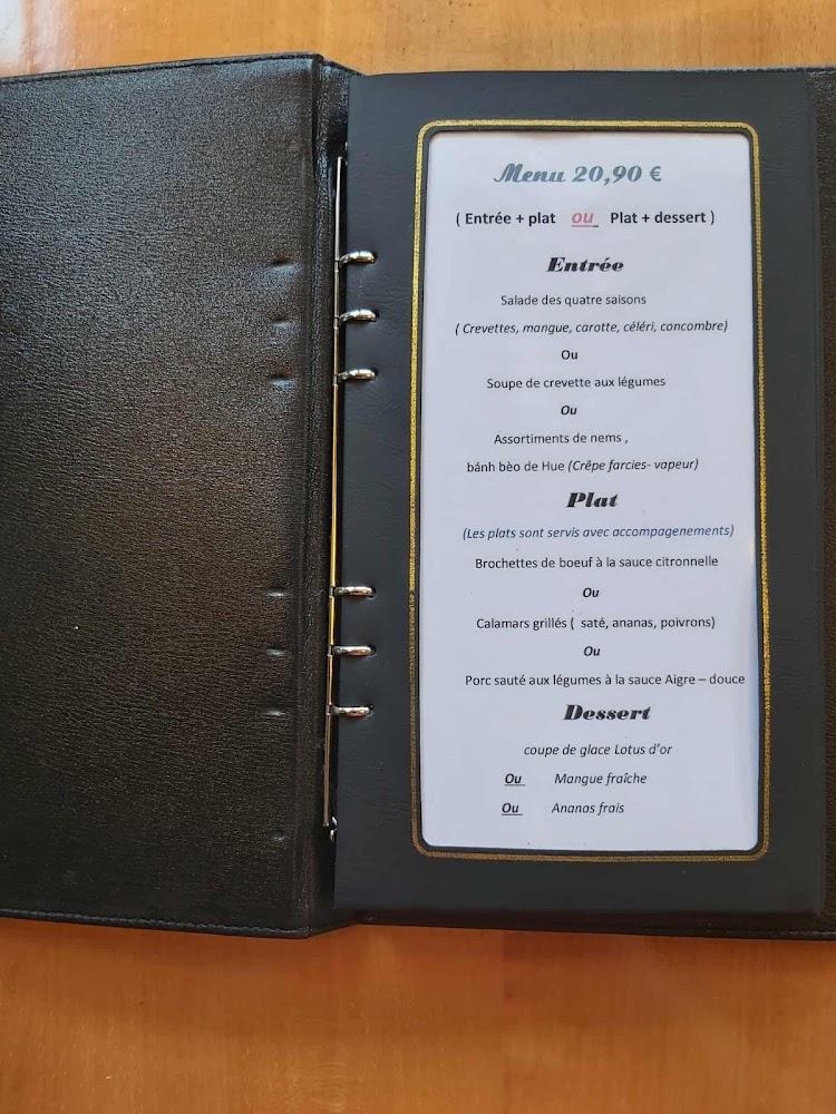 Le Lotus D'or - Menu Image 2